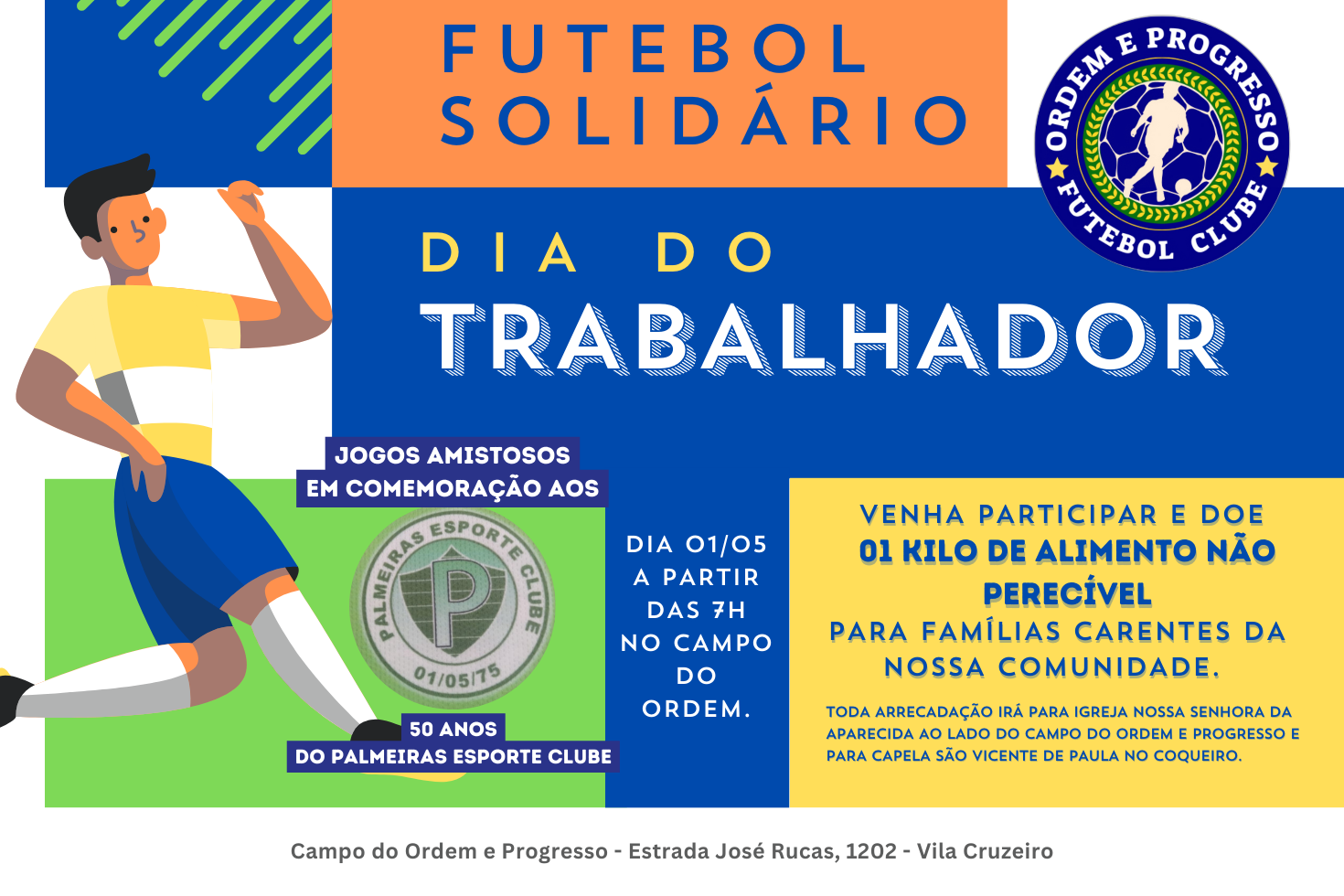Futebol Solidário – Dia do Trabalhador